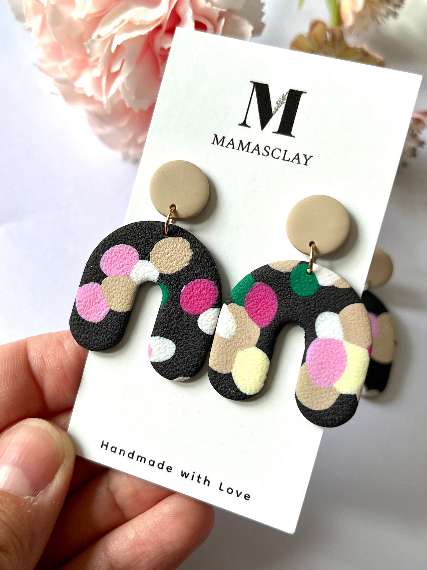 Spotty Arch Earrings